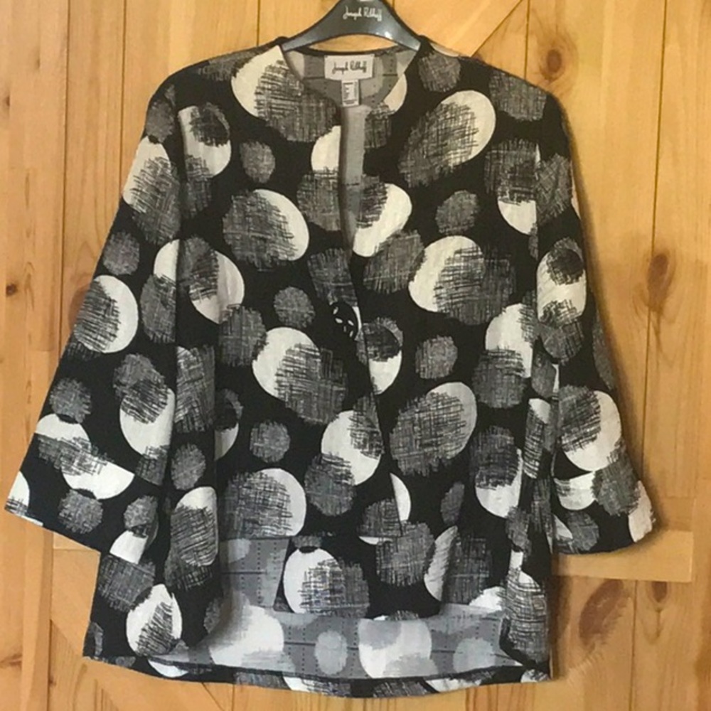 Joseph Ribkoff white/black jacket